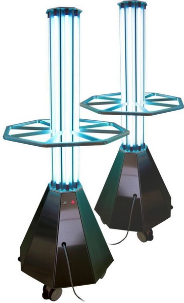 ASEPT.2X TWIN Torri UVC per disinfezione superfici